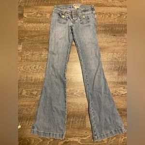 2000s whoozblooz flare jeans